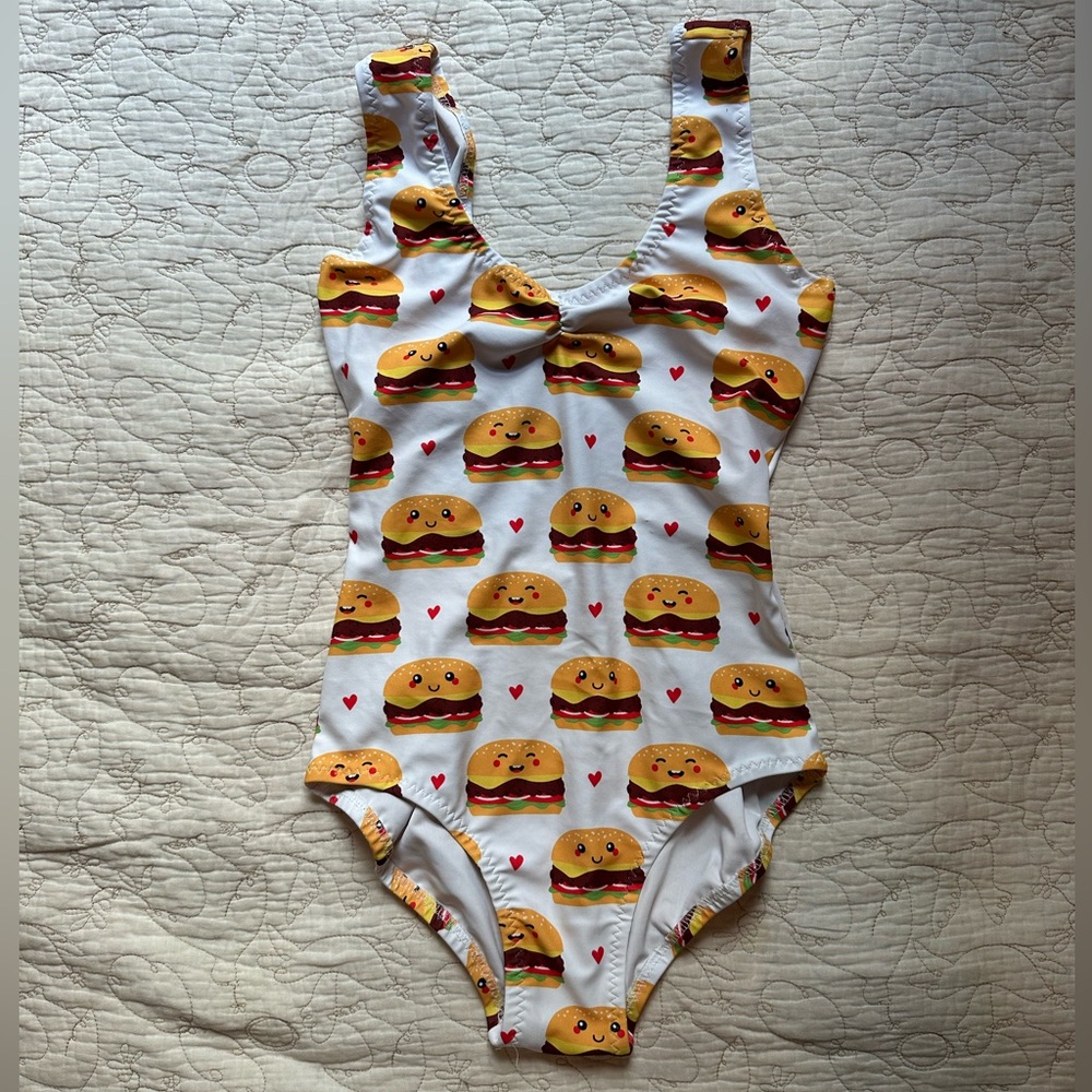 NWOT Chameleon Activewear Burger Leotard 🍔